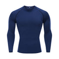 Tights Long-sleeved Fitness Clothes Men's Running Sports Quick-drying Compression Clothes High-elastic Top Basketball Sports Compression Clothes