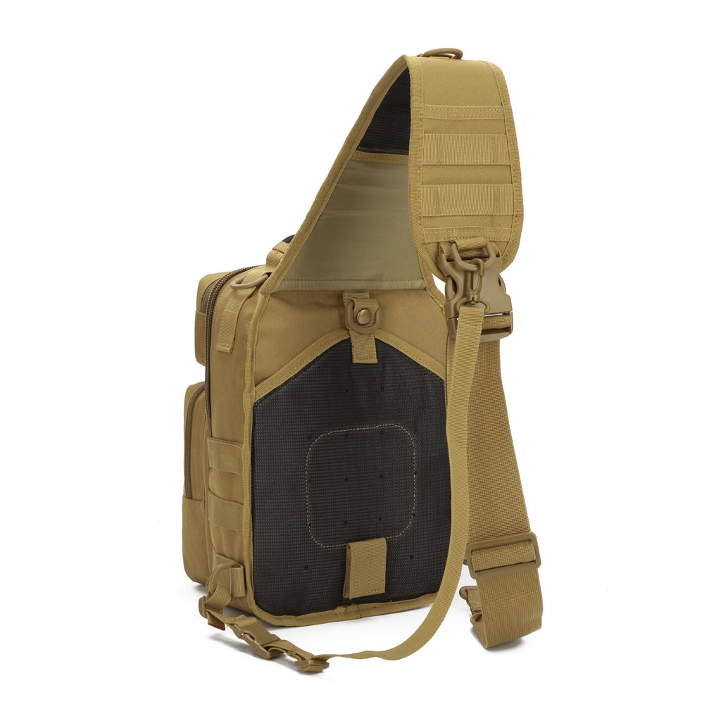 Amazon's Popular One-Shoulder Cross-Body Tactical Chest Bag, Cycling Outdoor Bag, Outdoor Sports Chest Bag, Factory Direct Sale