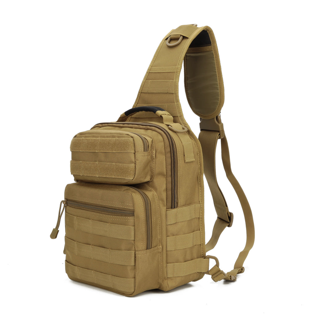 Amazon's Popular One-Shoulder Cross-Body Tactical Chest Bag, Cycling Outdoor Bag, Outdoor Sports Chest Bag, Factory Direct Sale