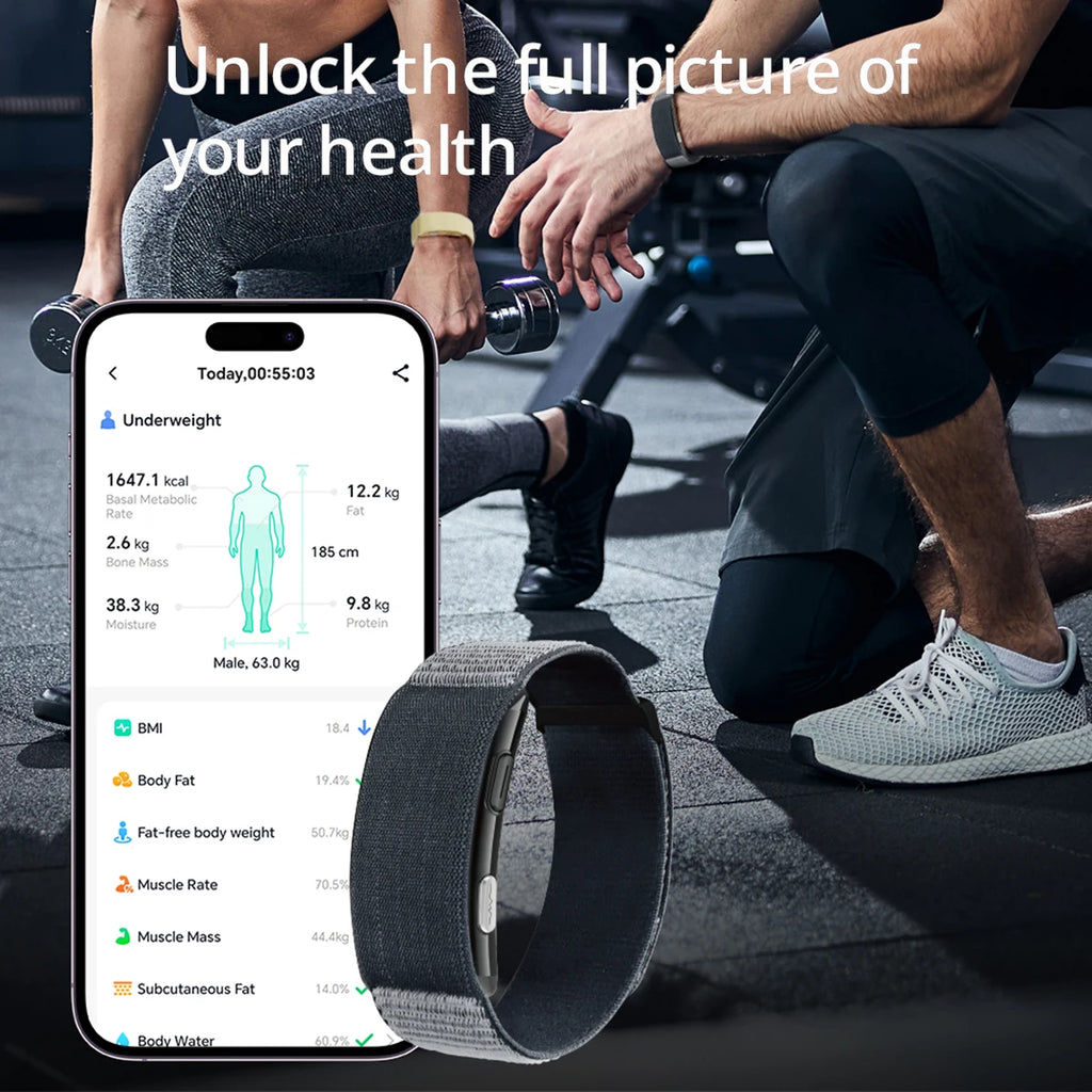 VWAR Loop X ECG Smart Bracelet Heart Rate Blood Pressure Waterproof Sport Fitness Tracker 2026 New Screenless Health Smartwatch