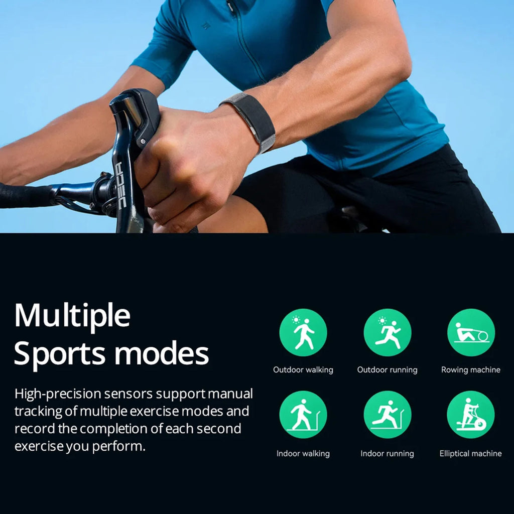 VWAR Loop X ECG Smart Bracelet Heart Rate Blood Pressure Waterproof Sport Fitness Tracker 2026 New Screenless Health Smartwatch