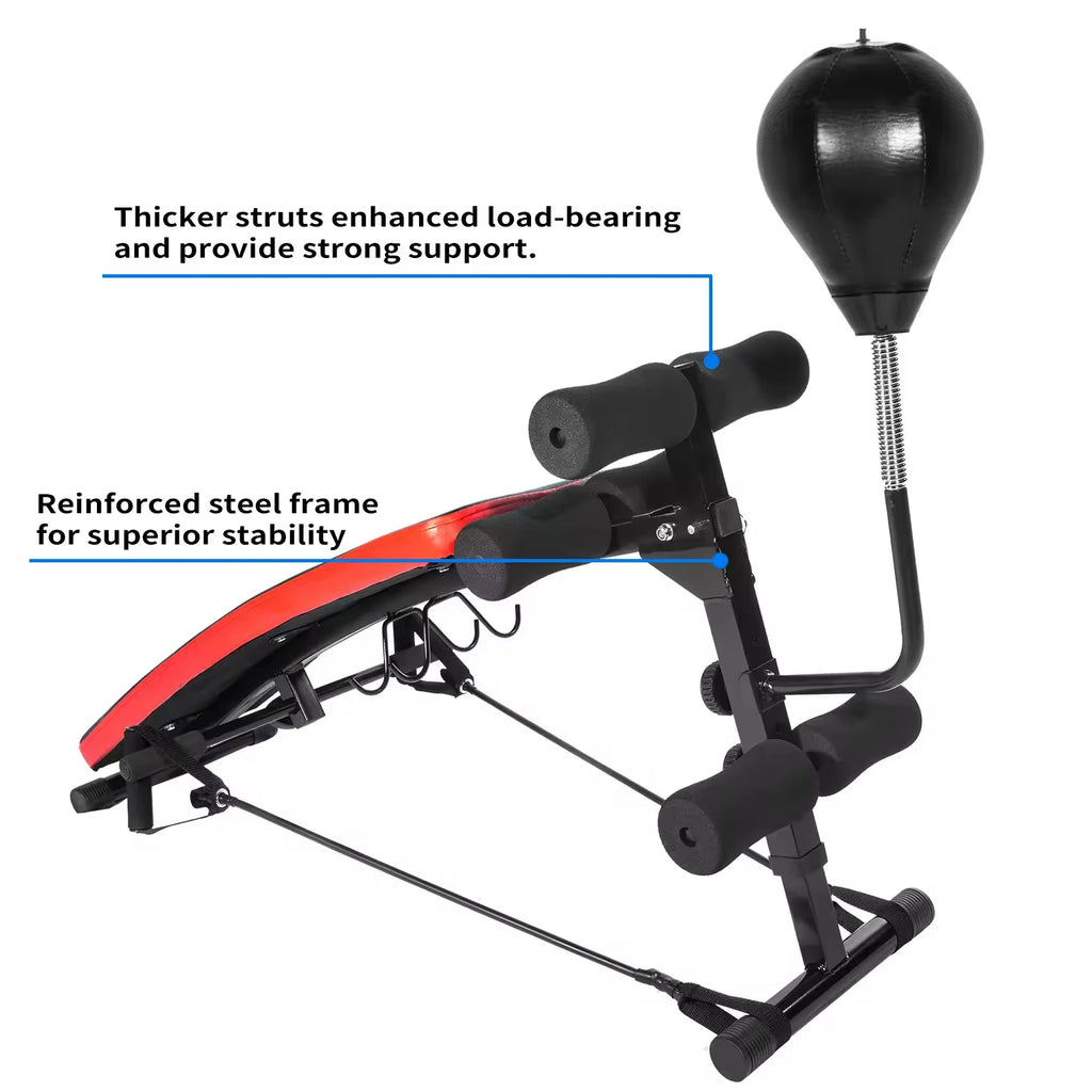High Quality Modern Foldable Adjustable Weight Bench Professional Commercial Home Exercise Abdominal Trainer Sit Fitness Bench