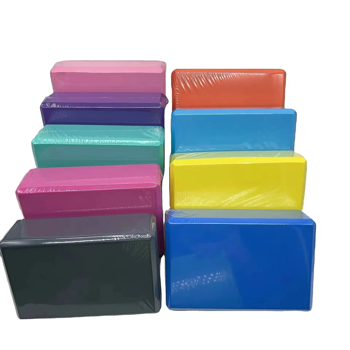 High-Density Lightweight Yoga Brick Accessories Foam EVA Yoga Blocks for Yoga Pilates Stretching Meditation