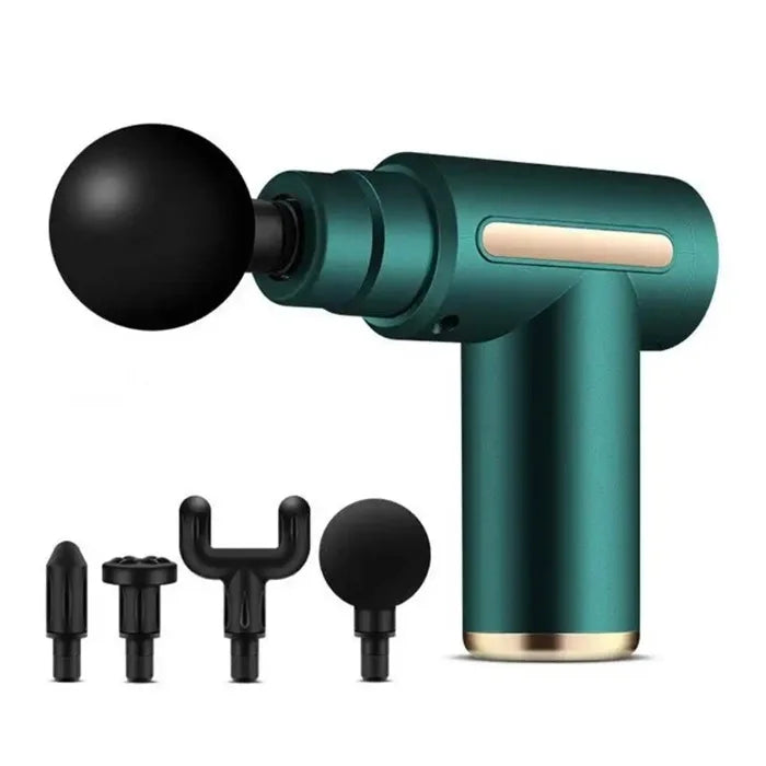 2025 Professional Cordless Rechargeable Percussion Massage Hammer Portable Mini Gun Brushless Motor for Body Fascia Head Waist