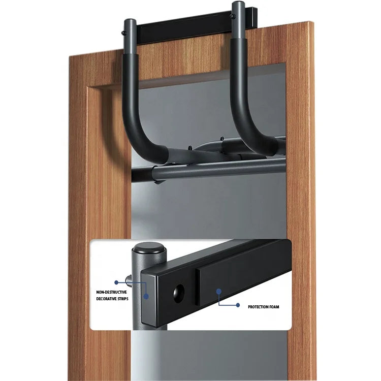 Custom Standard Size Wall-Mounted Gym Bar Home Fitness Body Building Equipment Made of Steel for Home Use
