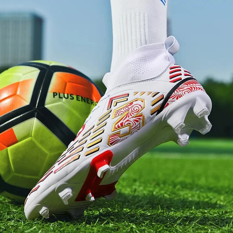 Professional Football Boots Cristiano Ronaldo Professional Messi Men's and Women's Cuitla Campo Outdoor Futsal Training Shoes