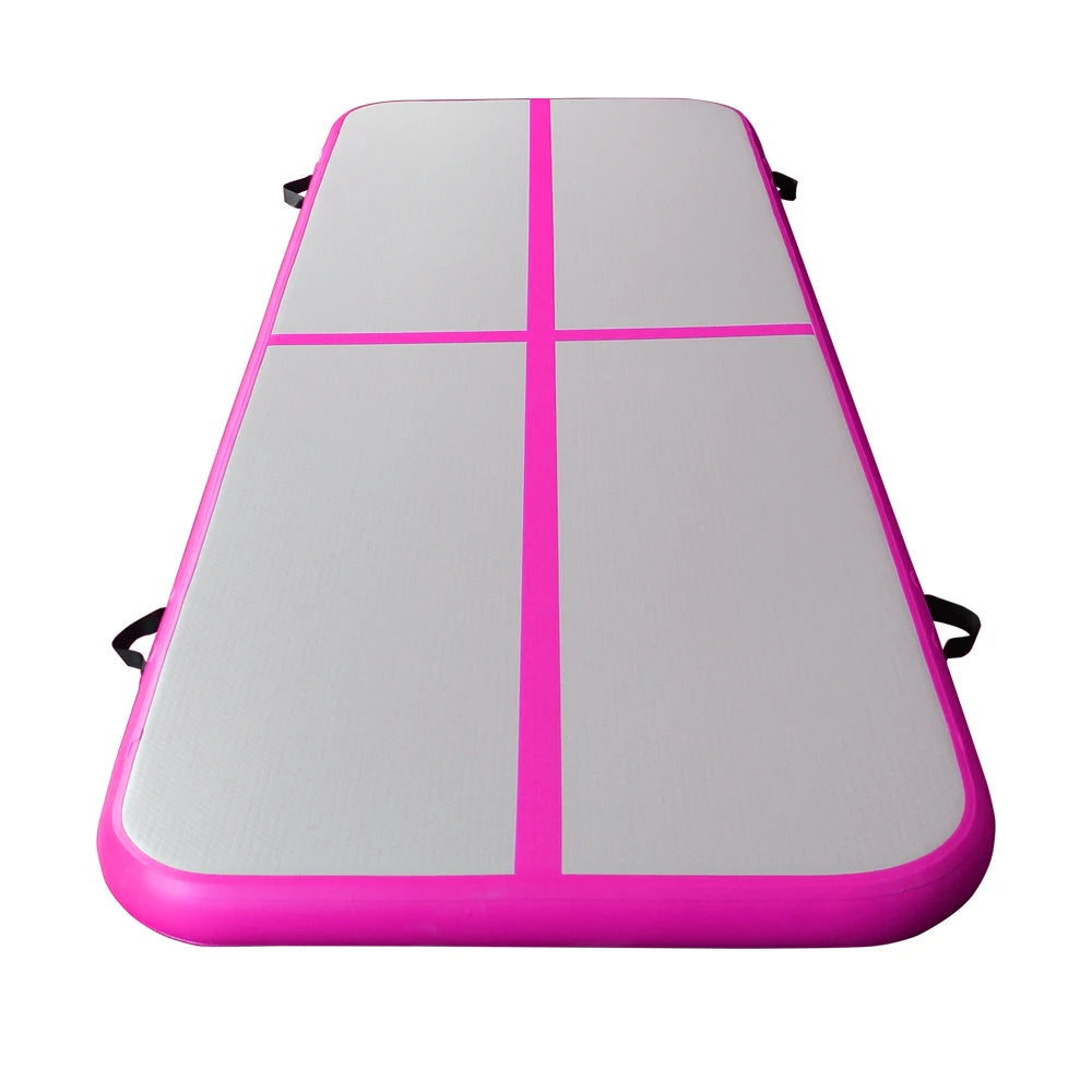 Hot Sale PVC Inflatable Tumble Fitness Air Track Gymnastics Folding Mat 10cm Thickness