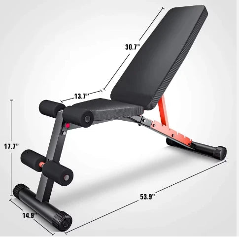 Customized logo Home Use Adjustable Foldable Dumbbell Bench Weightlifting Strength Training for Home Use Gym Equipment