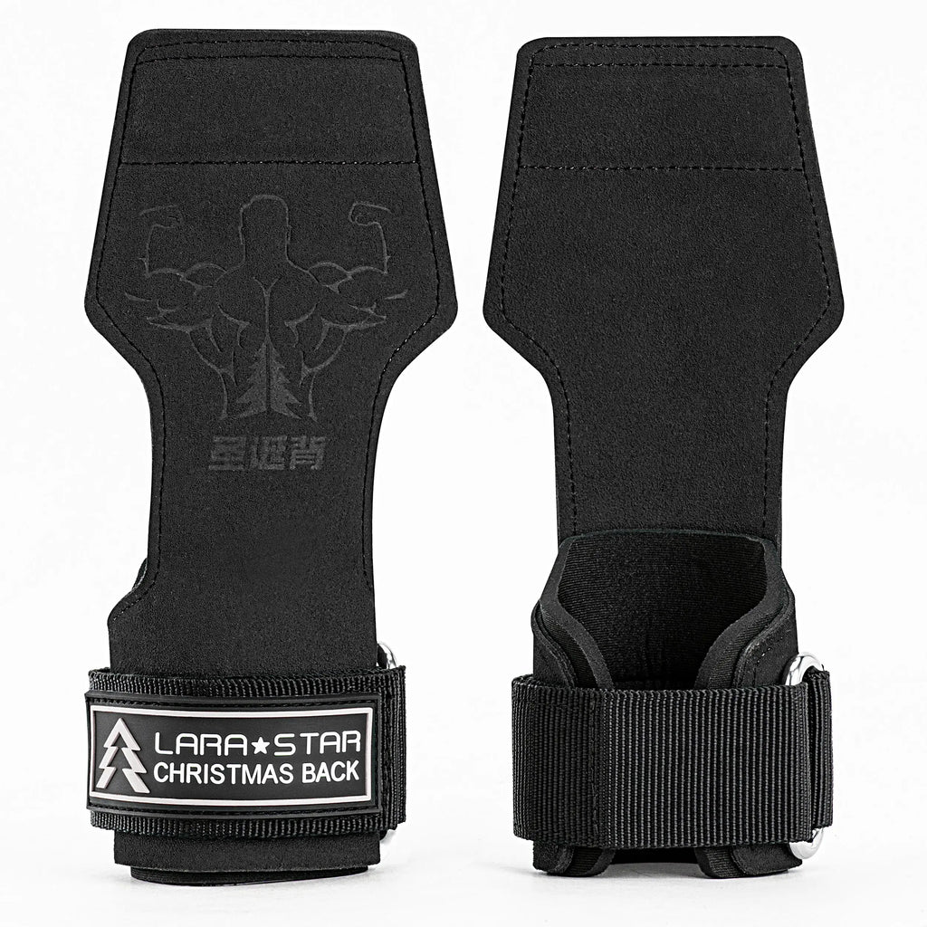 LS0712 Cowhide Gymnastics Palm Protector Gloves Powerlifting Weightlifting Hand Grips Fitness Safety Palm Guard Shield