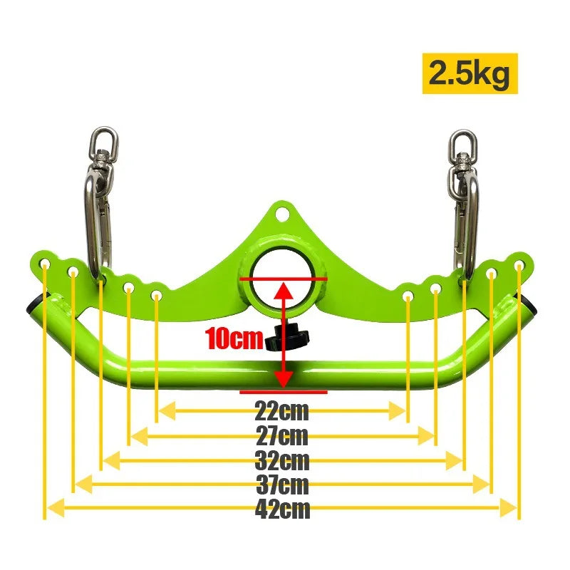 Gym Strength Training Lat Pull Down Bar Mag Grips Handle Fitness Accessories Adjustable Lat Pulldown Attachment