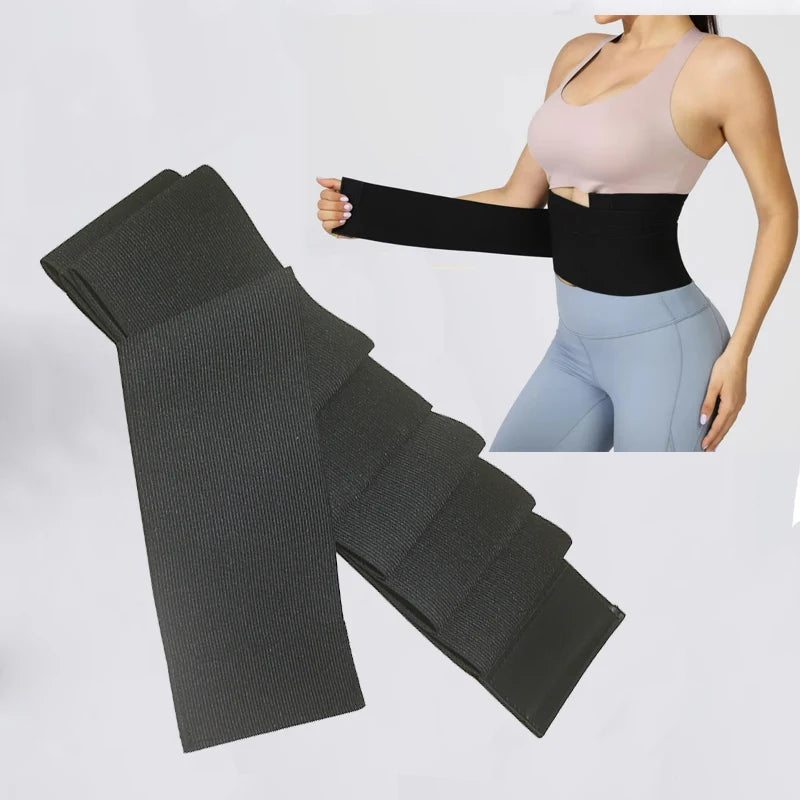 OEM Comfortable Nylon Waist Trainer Belt for Women Logo Printed Slimming Sweat Belt for Fitness Running & Weight Loss
