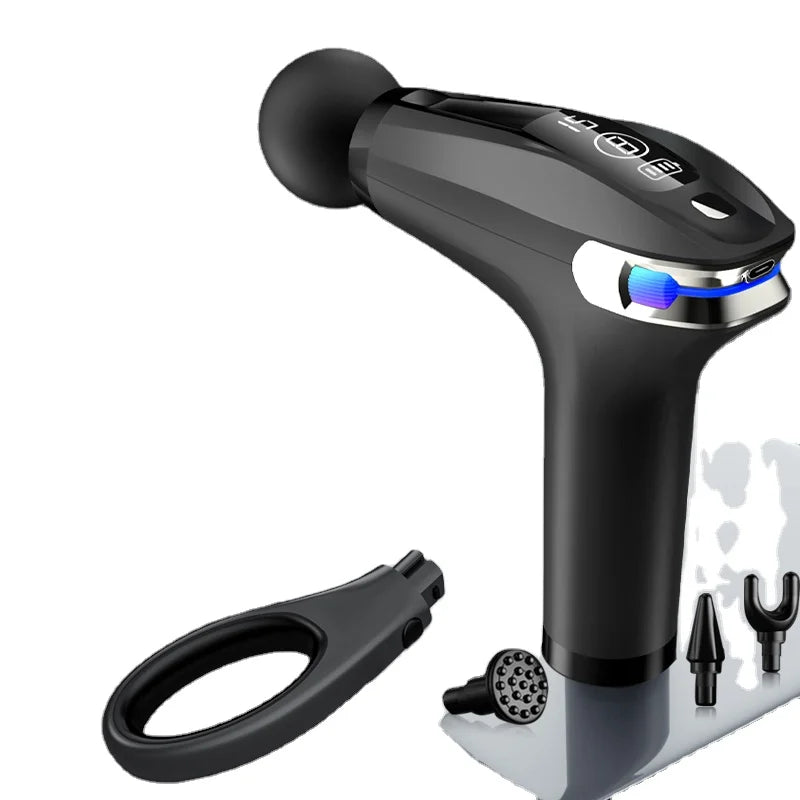 Wholesale Portable Vibrating Hand Massage Machine Gun Deep Tissue Massage Ring With Handle