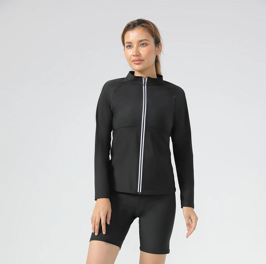 Sauna Suit Women Workout Weight Loss Sauna Jacket Speed up Sweating Fitness Jacket Fat Burning Slimming Sport Wear