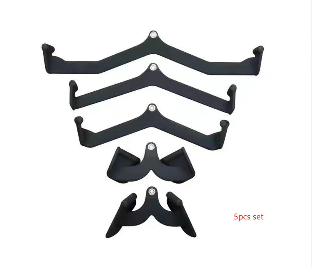 Hot Sale Steel Gym Fitness Accessories 1 Set 5 Handles Mag Grip for Gym Equipment