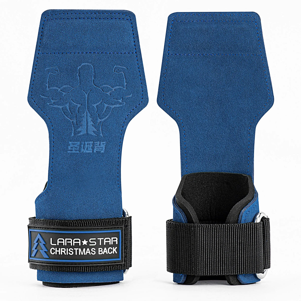 LS0712 Cowhide Gymnastics Palm Protector Gloves Powerlifting Weightlifting Hand Grips Fitness Safety Palm Guard Shield