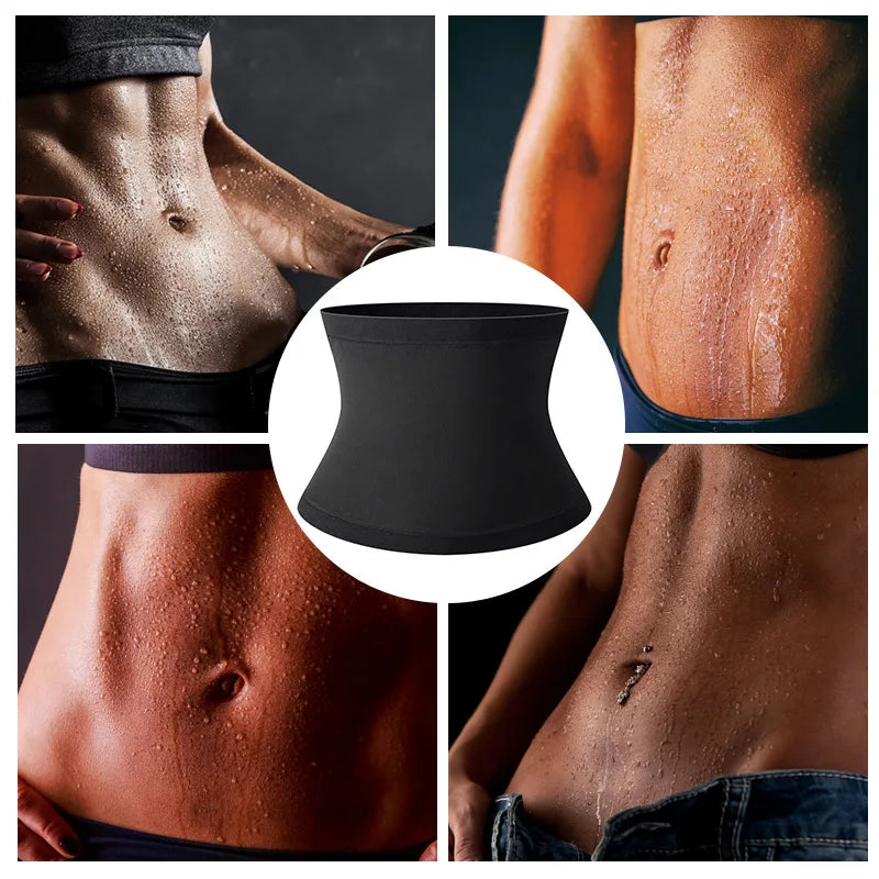 Fat Burning Profuse Sweat Waist Trimmer Compression Brace Postpartum Shaping Slim Corset Fitness Waist Support