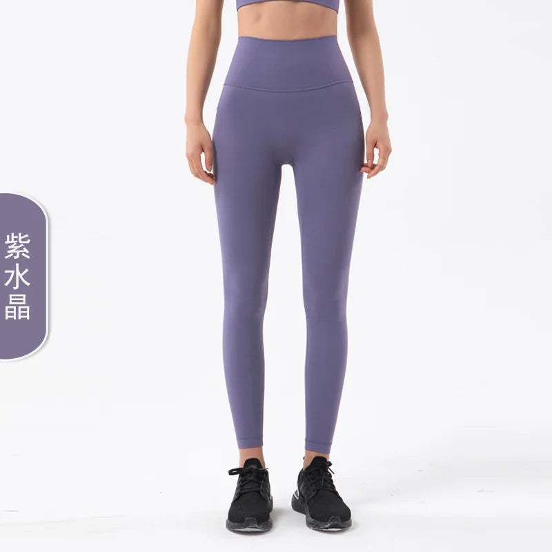Women High Waist Stretchy Soft Comfort Quick Dry Lightweight Fitness Leggings