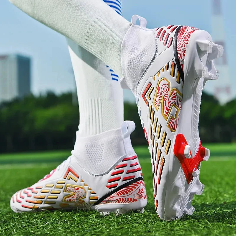 Professional Football Boots Cristiano Ronaldo Professional Messi Men's and Women's Cuitla Campo Outdoor Futsal Training Shoes