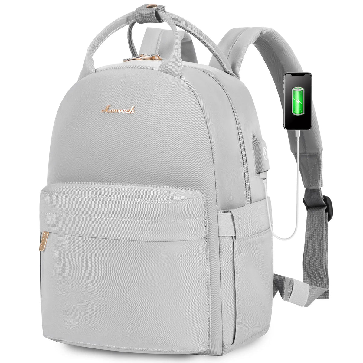 New Fashion Small Nylon Back Pack Purses for Ladies Girls Boys Kids School Daypack With USB Port Cute Mini Backpack Bags Women