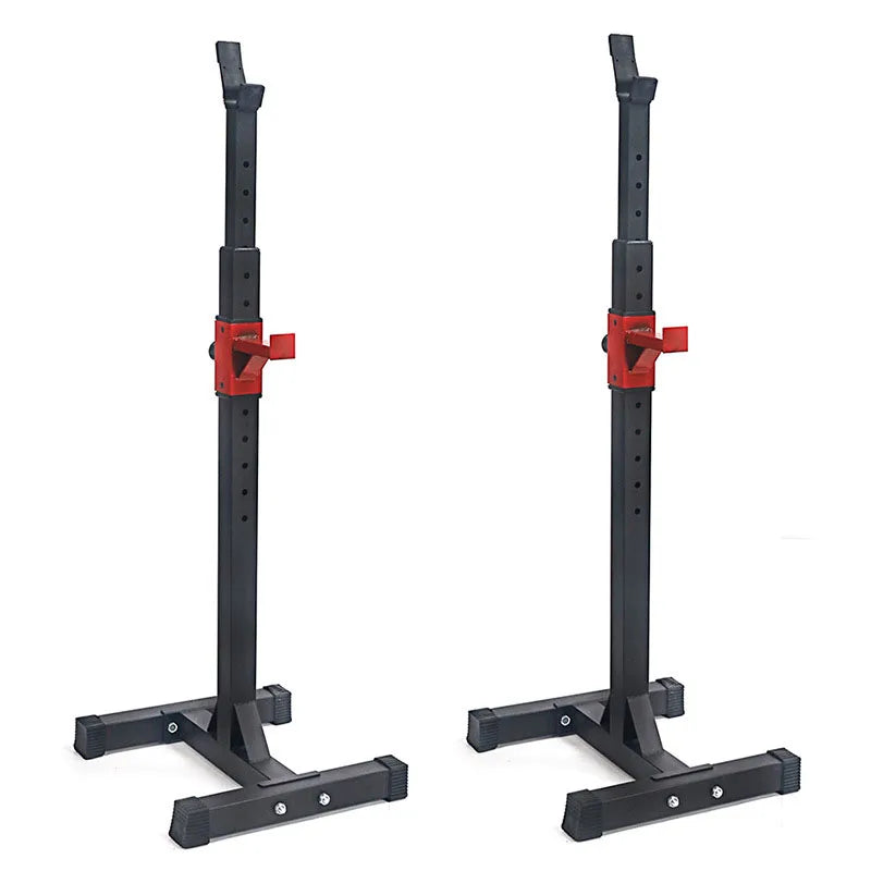 Barbell Rack Squat Dip Stand Weight Lifting Bench Press Home Gym Adjustable Multi-Use Station Fitness Workout Equipment