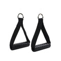 Custom Logo Upgraded Gym Handles Fitness Accessory Set Nylon Webbing Foam Handle PVC Metallic Rubber Fabric Pull-Up Handle