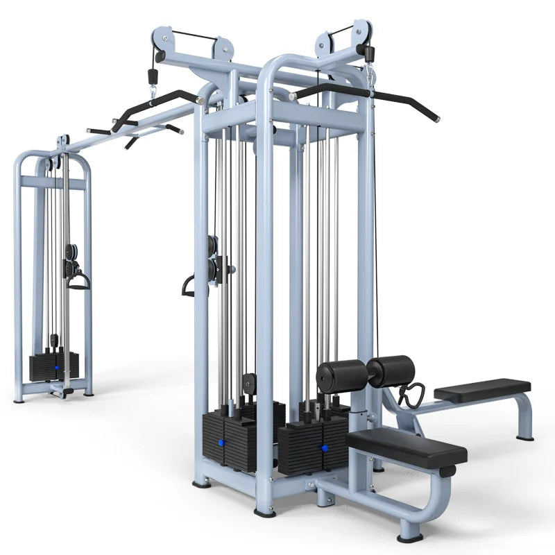 Commercial Multi Functional 5 Station All in One Gym Machine Full Body Training Fitness Equipment for Gym Center and Home Use
