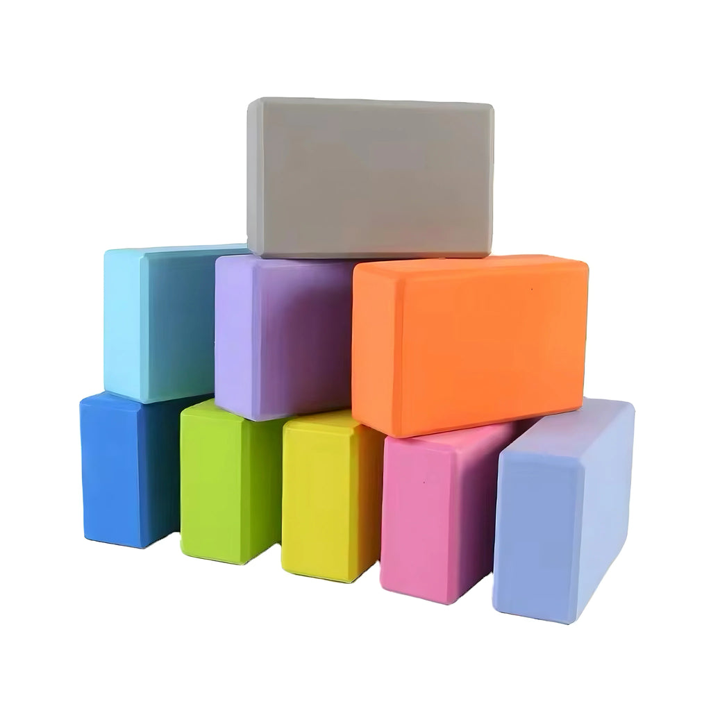 High-Density Lightweight Yoga Brick Accessories Foam EVA Yoga Blocks for Yoga Pilates Stretching Meditation
