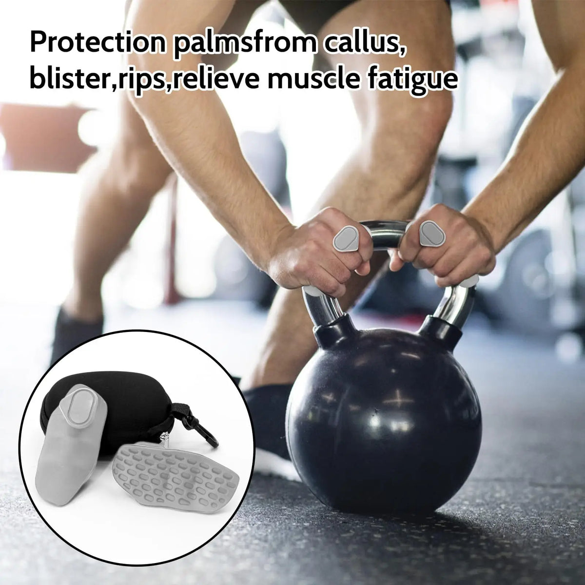 New Arrival Fitness Gym Grip Strengthener Palm Protection Trainer Anti-Slip Weight Lifting Hand Grips