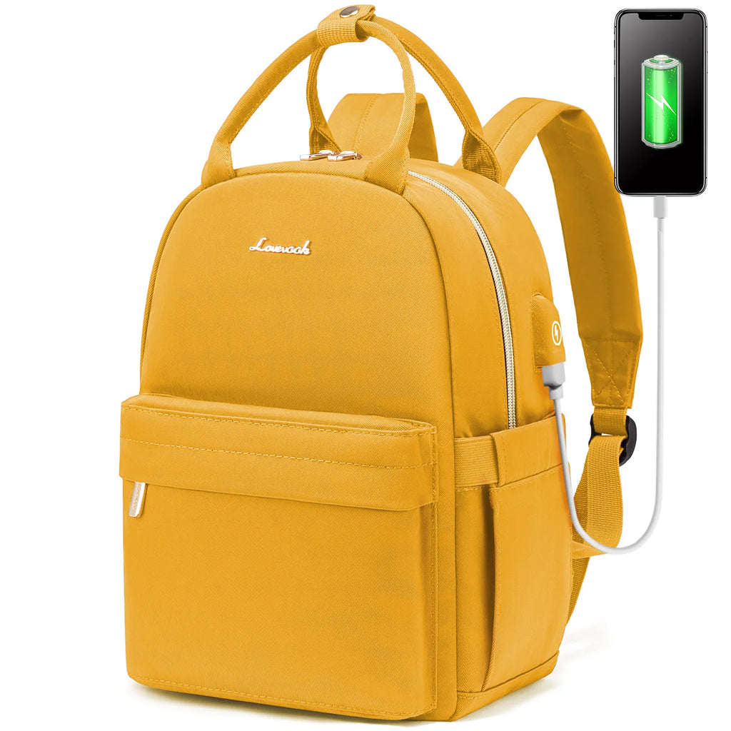 New Fashion Small Nylon Back Pack Purses for Ladies Girls Boys Kids School Daypack With USB Port Cute Mini Backpack Bags Women
