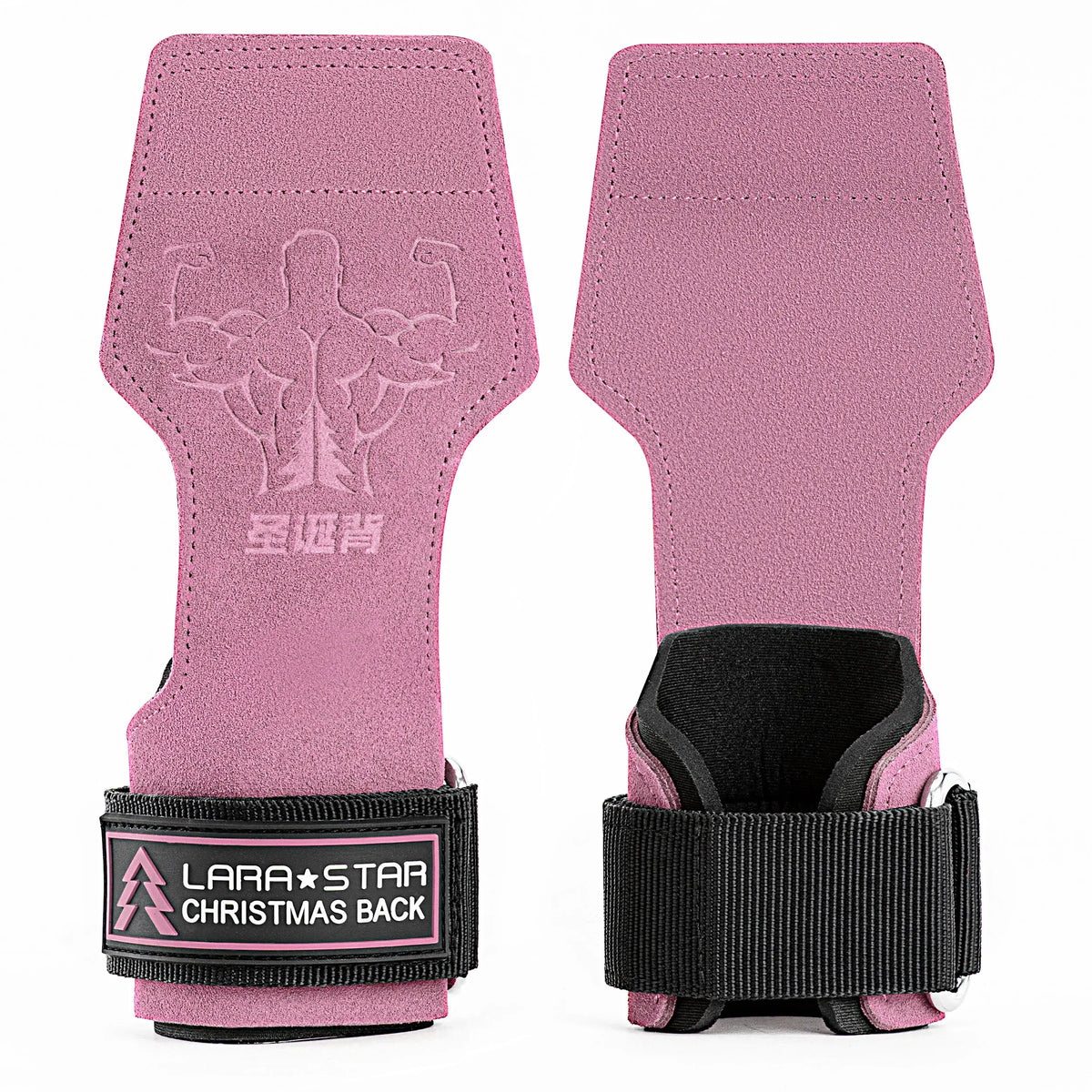 LS0712 Cowhide Gymnastics Palm Protector Gloves Powerlifting Weightlifting Hand Grips Fitness Safety Palm Guard Shield