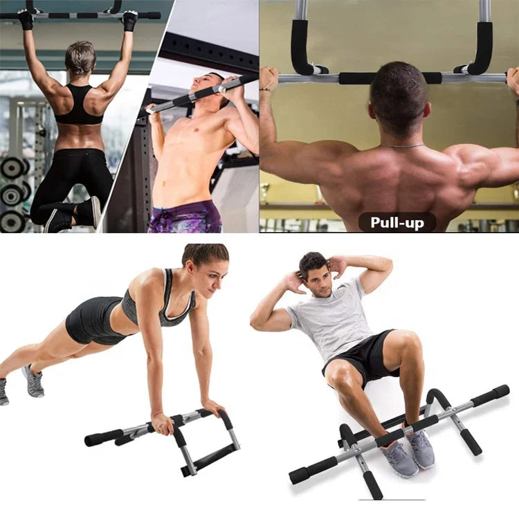 Custom Standard Size Wall-Mounted Gym Bar Home Fitness Body Building Equipment Made of Steel for Home Use