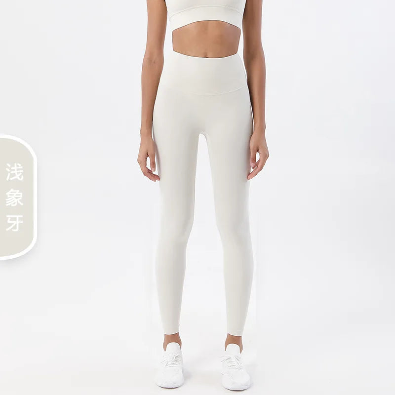 Women High Waist Stretchy Soft Comfort Quick Dry Lightweight Fitness Leggings