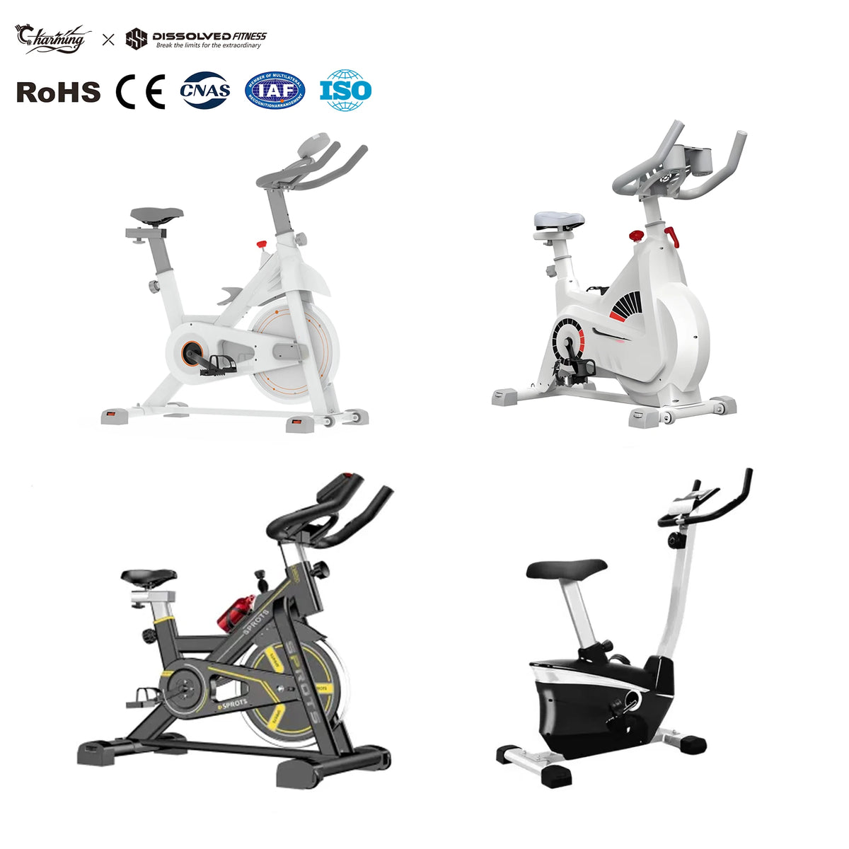Wholesale Steel & Metal Static Bicycle Indoor Exercise Bike for Home Use Cardio Fitness for Bike