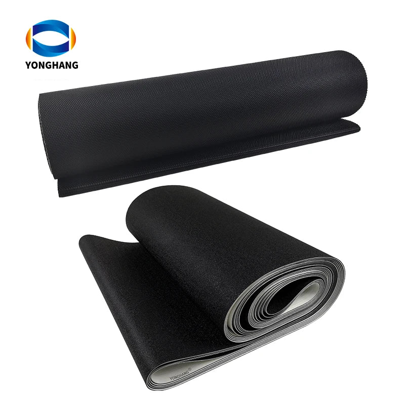 OEM Customizable Flat PVC Conveyor Belt Low Noise Fitness Treadmill Walking Belts