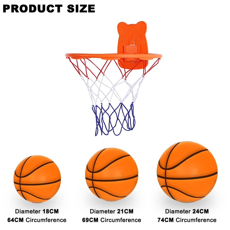Customizable Black Indoor Basketball  Sizes 3/5/7 Rubber Material Training & Toy Ball with Printed Logo