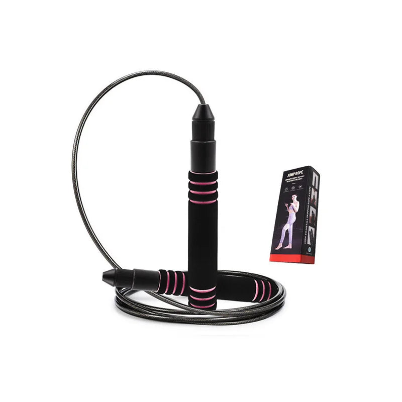 Self Locking Racing Jump Rope Exercise Adjustable Skipping Rope for Adults Speed Rope High Quality Fitness Special Like Silicone