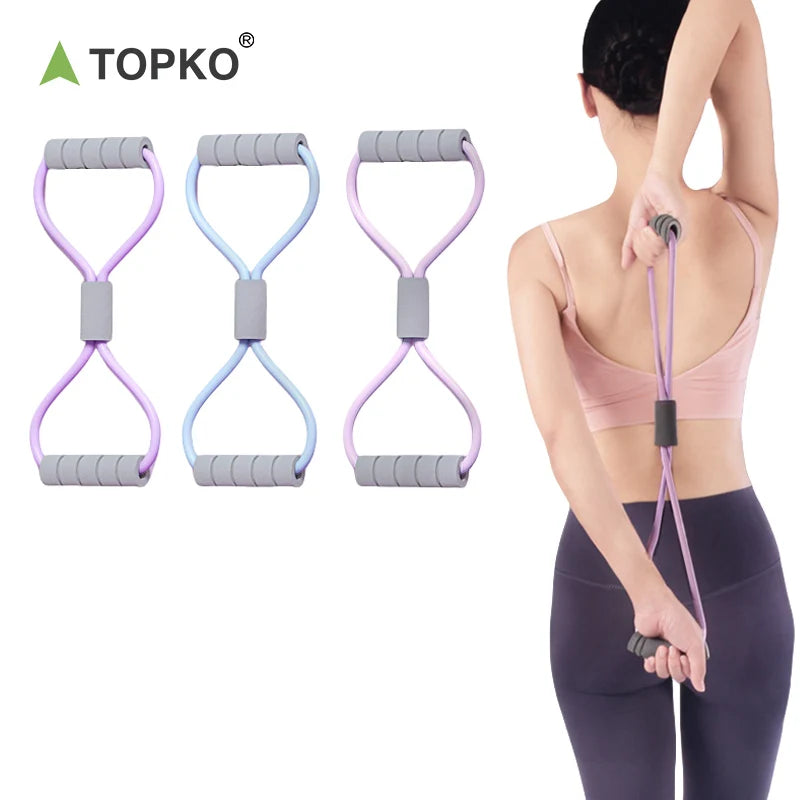 TOPKO Hot Sales Professional Resistance Balance Band Gym Home Fitness Exercise Pull up Resistance Band