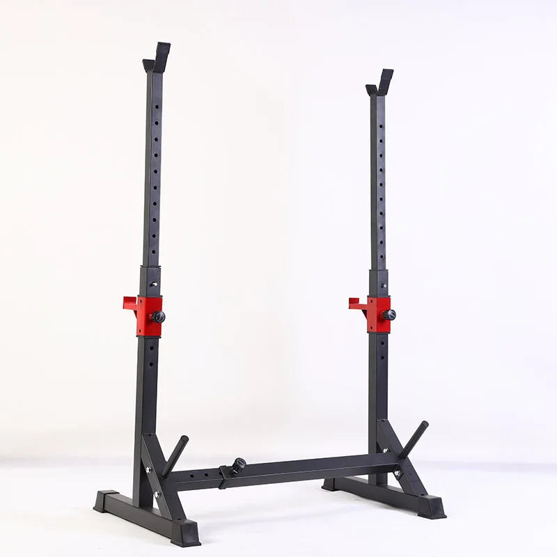 Barbell Rack Squat Dip Stand Weight Lifting Bench Press Home Gym Adjustable Multi-Use Station Fitness Workout Equipment