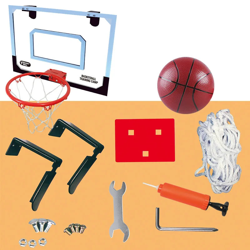 Custom Wall Mounted Indoor Kids Basket Ball Practice Toy Mini Basketball Hoop