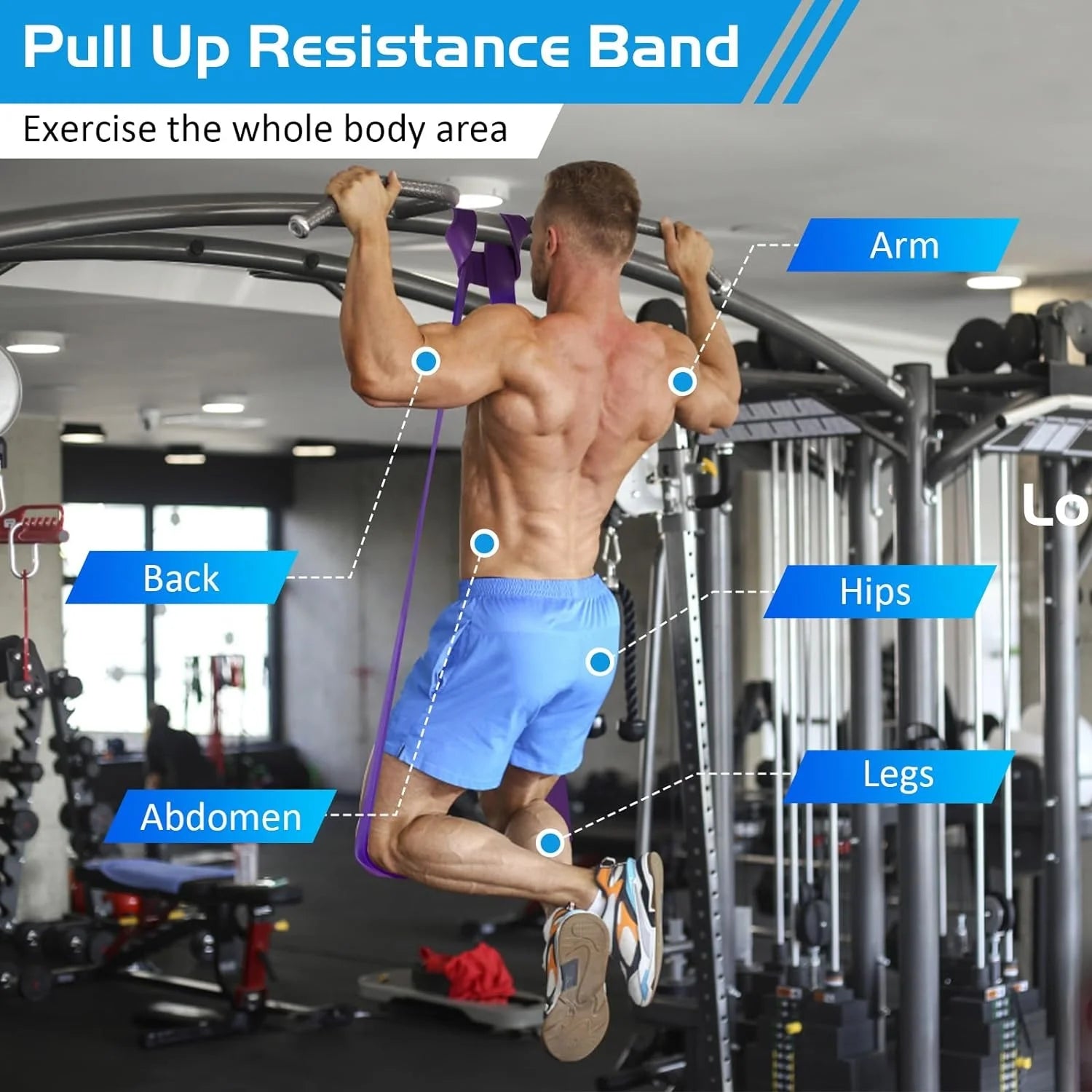 Latex Long Pull up Assistant Resistance Bands Elastic Loop Strength Training Gym Sport Equipment Yoga Workout Exercise Fitness