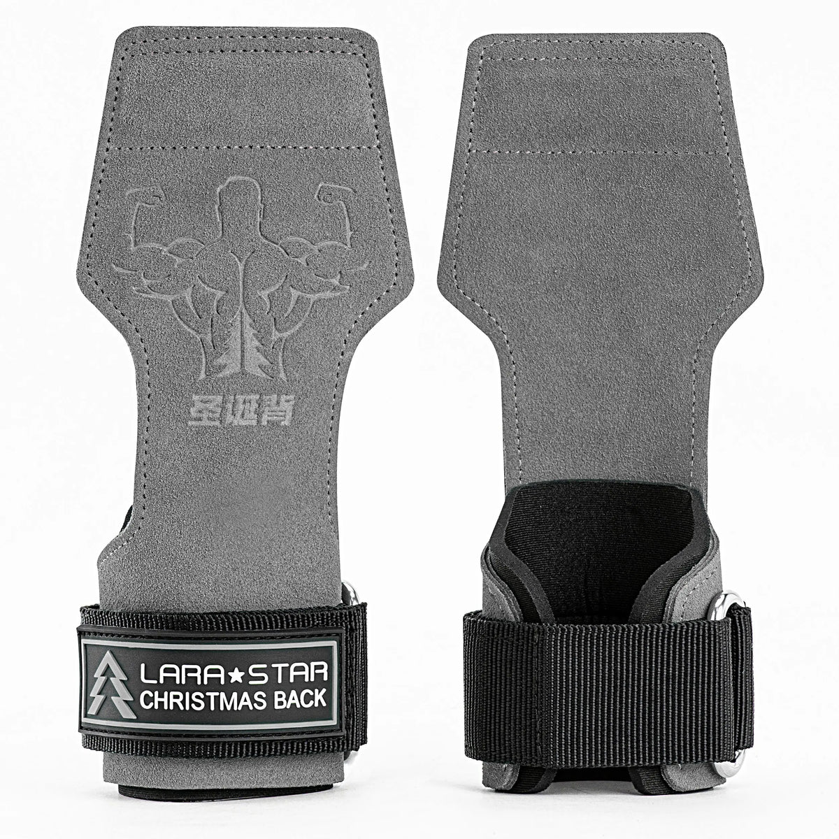 LS0712 Cowhide Gymnastics Palm Protector Gloves Powerlifting Weightlifting Hand Grips Fitness Safety Palm Guard Shield