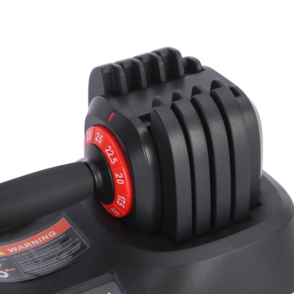 25LB Adjustable Dumbbell Set DDP Fast Delivery Wholesale OEM/ODM Strength Training Free Weights Home Gym Equipment