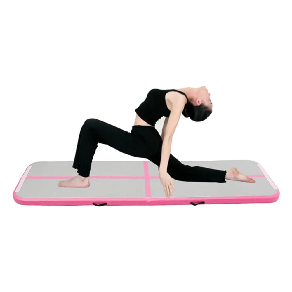 Hot Sale PVC Inflatable Tumble Fitness Air Track Gymnastics Folding Mat 10cm Thickness