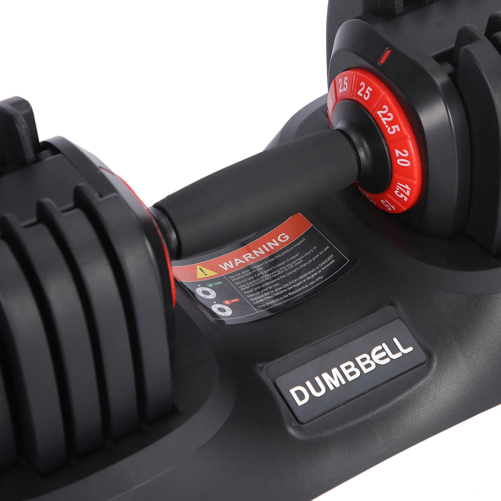 25LB Adjustable Dumbbell Set DDP Fast Delivery Wholesale OEM/ODM Strength Training Free Weights Home Gym Equipment