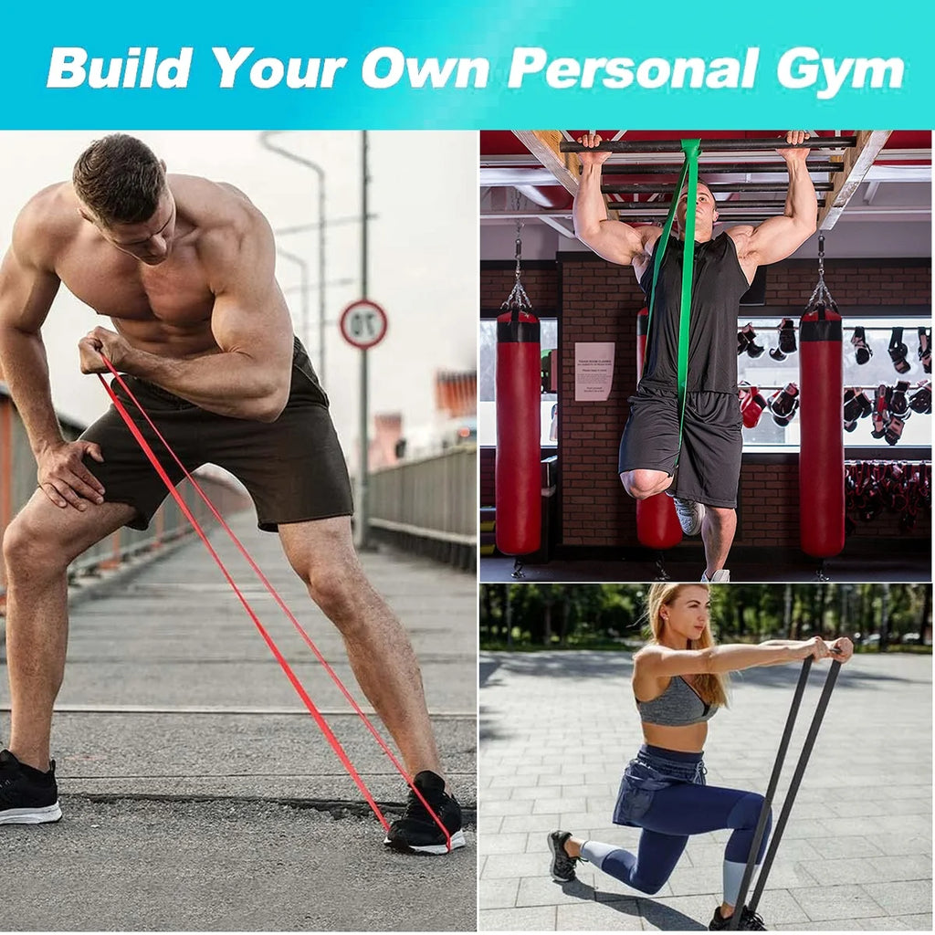 Latex Long Pull up Assistant Resistance Bands Elastic Loop Strength Training Gym Sport Equipment Yoga Workout Exercise Fitness