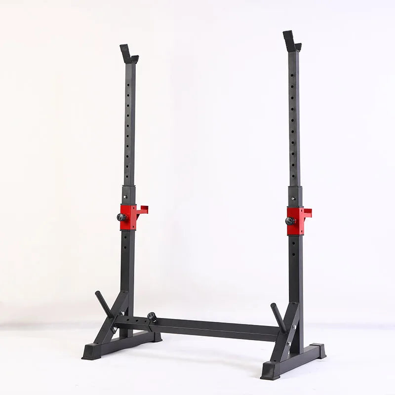 Barbell Rack Squat Dip Stand Weight Lifting Bench Press Home Gym Adjustable Multi-Use Station Fitness Workout Equipment