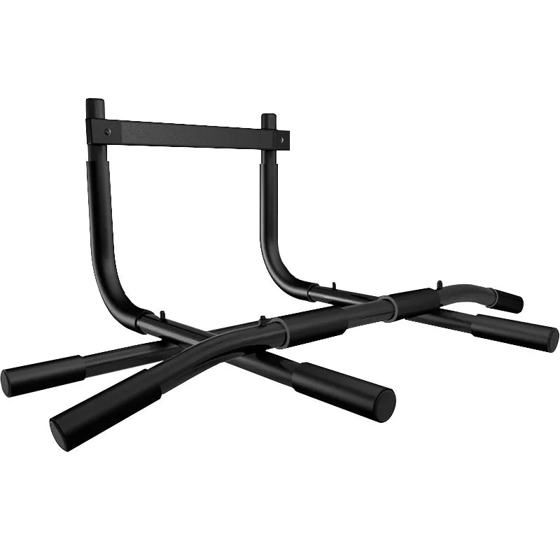 Pull up Bar Wall Mounted - Chin up Fitness Station With Foam Padded Hand Grips for Extra Comfort - Home Gym Equipment Training
