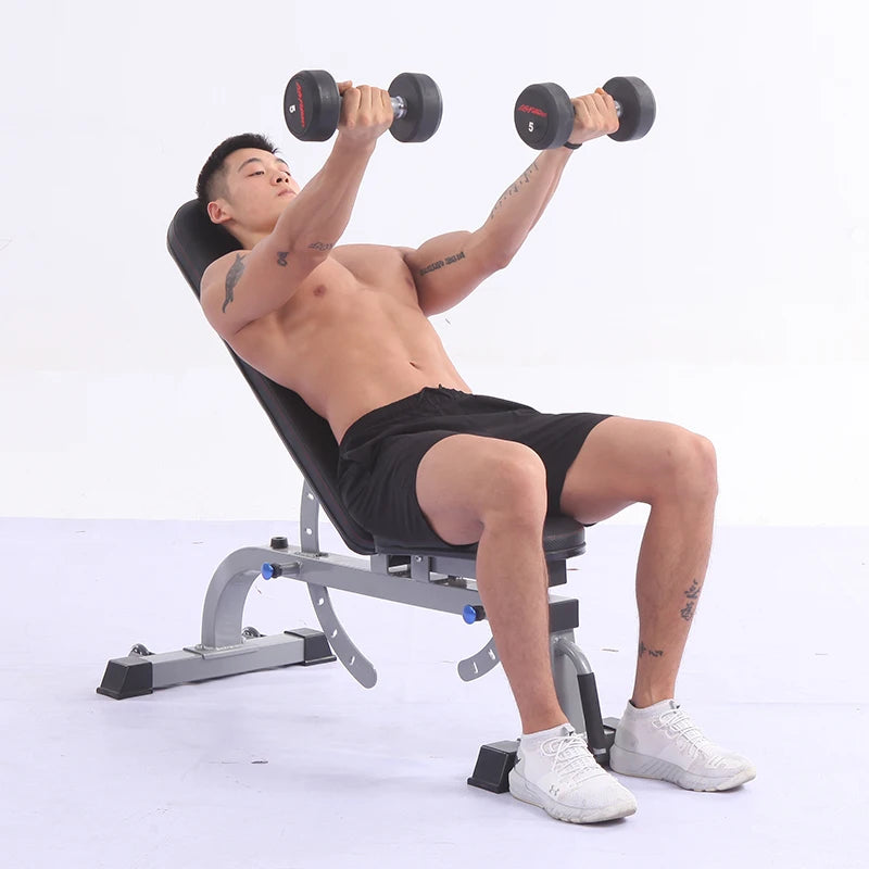 XOYOOU Gym Equipment Commercial Adjustable Incline Decline Foldable Dumbbell Weight Bench