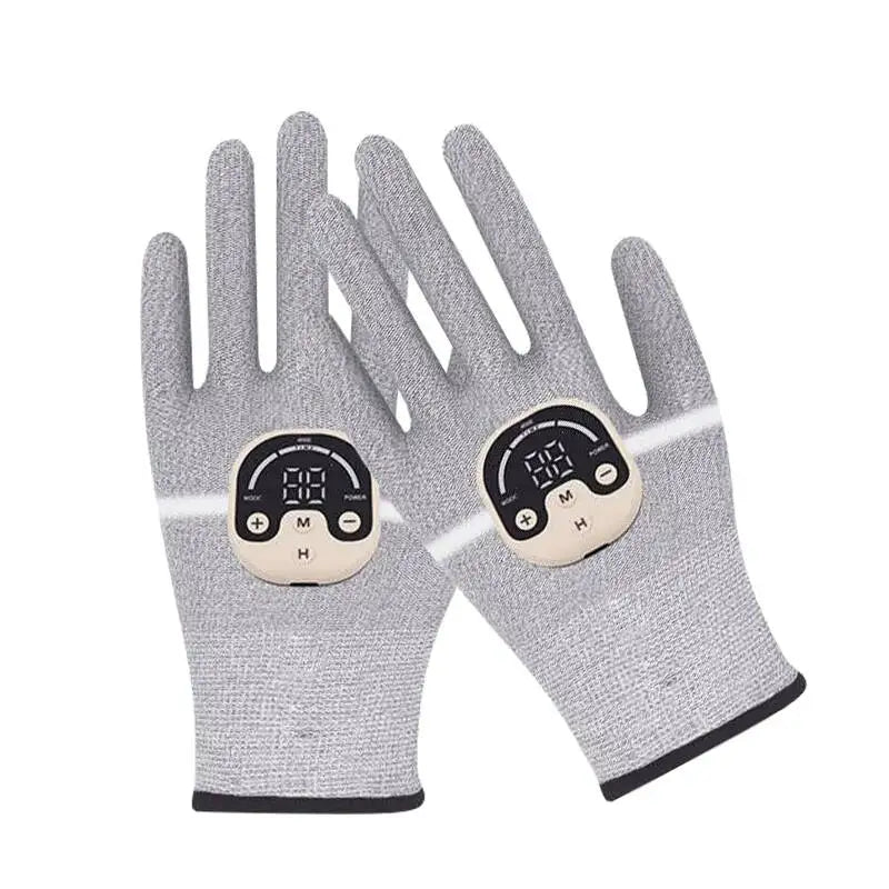 Silver Fiber Therapy Massage Gloves Conductive Gloves for Microcurrent Anti-Aging & Acne-Prone Skin Friendly