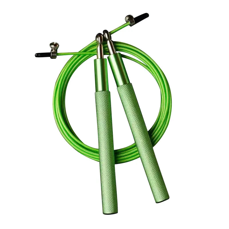 2024 Wholesale Custom Logo Free Adjustable Fitness  Bearing New Speed Yellow PVC Skipping Jump Rope